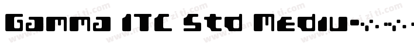Gamma ITC Std Mediu字体转换